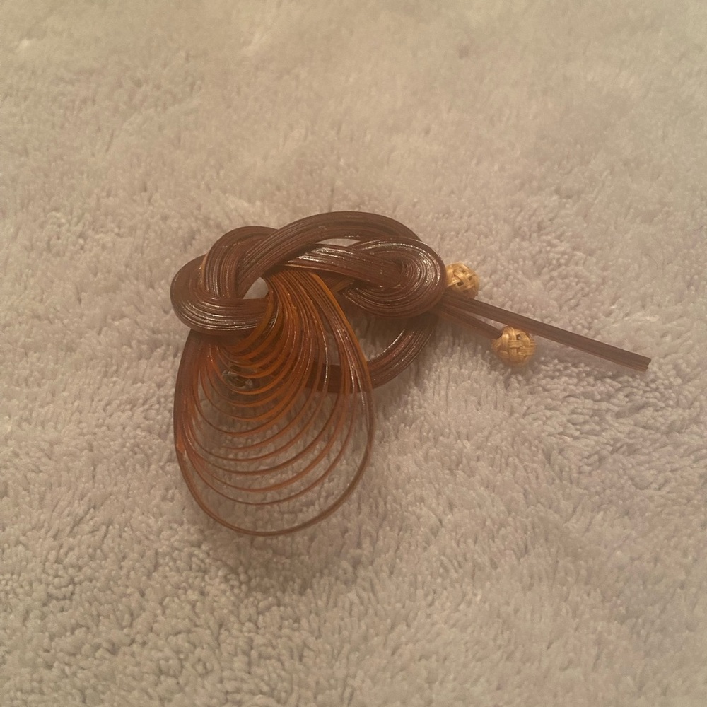 Natural Thai Reed Brooch